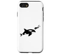 Orca Encounter Scuba Diving Deep Ocean Boating Snorkling Case for iPhone SE (2020) / 7/8