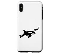 Orca Encounter Scuba Diving Deep Ocean Boating Snorkling Case for iPhone XS Max