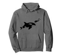 Orca Encounter Scuba Diving Deep Ocean Boating Snorkling Pullover Hoodie