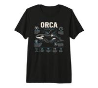 Orca Intelligent Social Relentless Apex Whale Premium T-Shirt