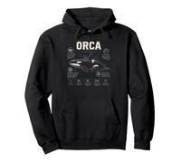 Orca Intelligent Social Relentless Apex Whale Pullover Hoodie