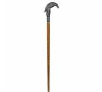 Orca INTERNATIONAL CO. Vintage Wooden Walking Stick Brass Crow Head Handle Solid Cane Gift for Men's