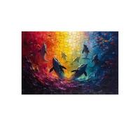 Orca Jigsaw Puzzles for Adults 2000, Wooden 2000 Piece Jigsaw Puzzles for Adults Animal, Educational Puzzle Games for The Whole Family Together, Puzzle for Wall Art Home Decor Gifts 28x40 in LZPT04158