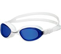 Killa 180 Swimming Goggles White with Navy Blue Clear Lenses
