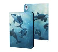Orca Killer Whale Case Compatible for ipad Mini6 (8.3in) Tablet Cases Stand Protective Cover with Sleep/Wake