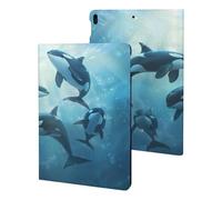 Orca Killer Whale Case Compatible for ipad Pro/ipad Air3(10.5in) Tablet Cases Stand Protective Cover with Sleep/Wake