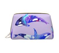 Orca Killer Whale Makeup Organizer, Travel-Friendly Toiletry Pouch for Cosmetics, Skincare, Accessories