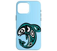 Orca Killer Whale Native American Indian Fishing gift Case for iPhone 16 Pro Max