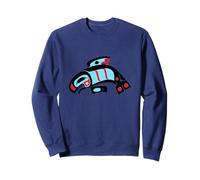 Orca Killer Whale - NW Coast Indian Style Formline Design Sweatshirt