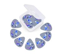 Orca Killer Whale print Guitar Picks 12 Pack, Mixed (0.46-0.96mm) with Storage Case for Guitar,ukulele