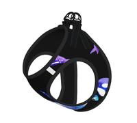 Orca Killer Whale Print Harness Leash Set For Cats And Dogs, Reflective Adjustable, Soft Breathable Mesh Vest With Escape-Proof Lead, For Small Pets And Kitten Puppies