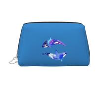 Orca Killer Whale Print Makeup Bag Cosmetic Bags for Women Travel Pouch Toiletry Storage Bathroom Organizer