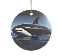 Orca Killer Whale print Print Bridal Shower Gifts, Mr & Mrs Christmas Ornament, a Unique Wedding Keepsake Present