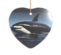 Orca Killer Whale print Print Bridal Shower Gifts, Mr & Mrs Christmas Ornament, a Unique Wedding Keepsake Present