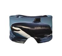 Orca Killer Whale Print Print Eye Shade Cover for Nap Travel Yoga,Eye Cover Blindfold Travel Office Nap Airplane
