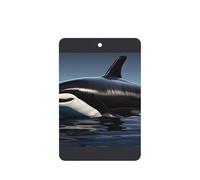 Orca Killer Whale Print Printing 10 Pcs Air Freshener Cards,Car Scented Hanging Sheets Air Freshener Set For Car Decoration