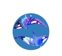 Orca Killer Whale Printing Fashion Car Air Freshener Cards 10 Pcs Car Scented Hanging Sheets