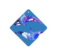 Orca Killer Whale Printing Fashion Car Air Freshener Cards 10 Pcs Car Scented Hanging Sheets