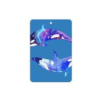 Orca Killer Whale Printing Fashion Car Air Freshener Cards 10 Pcs Car Scented Hanging Sheets