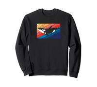 Orca Killer Whale Retro Style Men Women Sea Ocean Lovers Sweatshirt