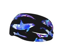 Orca Killer Whale Unisex Head band - Dry Head Tie - Sports Sweatband - Ideal for Running, Football, Tennis