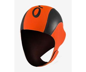 Orca Neo Swimming Cap Black Orange - S-M