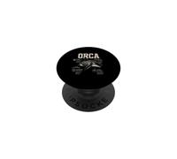 Orca No Natural Predator Apex Ocean Hunter PopSockets Adhesive PopGrip