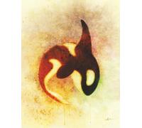 Orca Notebook - Wide Ruled Composition Notebook, 8.5" x 11", 120 pages, full-color cover art painted by illustrator Jason Behnke.