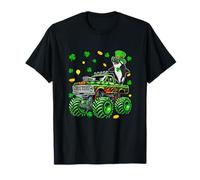 Orca On Monster Truck St. Patrick's Day Shamrocks Irish T-Shirt
