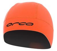 ORCA Open Water Swim Hat - Hi-Vis Orange - Unisex - Materials - 100% Neoprene