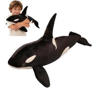 Orca Plush Toy, Weighted Killer Whale Stuffed Animal - Realistic Sea Creature Gift for Boys & Girls - Perfect Home Decor