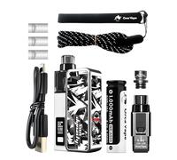 ORCA San Dynasty Kit [Polar White] - [Requires 1 x 14500 Battery - Included] COMPATIBLE PODS: San Dynasty Pods - 30W, Inhale Activated, Adjustable Airflow - Nicotine Free