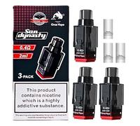 ORCA San Dynasty Pod [0.4 Ohm] 3 Pack - COMPATIBLE WITH: San Dynasty Pod Kit - Side Fill, Leakproof Design, Rich Flavour, DTL Vaping - Nicotine Free