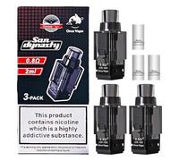 ORCA San Dynasty Pod [0.8 Ohm] 3 Pack - COMPATIBLE WITH: San Dynasty Pod Kit - Side Fill, Leakproof Design, Rich Flavour, MTL Vaping - Nicotine Free