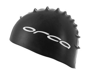 ORCA Silicone Swim Cap Hat - Black - 100% Silicone - Made from materials built to last - Seamless, snug fit