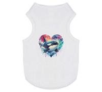'Orca Splashing In Ocean Waves' Pet Dog/Cat T-Shirt (PT00131109)