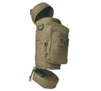 Orca Tactical Molle Water Bottle Pouch - Molle Water Bottle Holder for Backpack - Tactical Pouch for 32 oz & 40 oz Bottles - Insulated Water Bottle Holster - Keeps Drinks Cooler Longer (OD Green)
