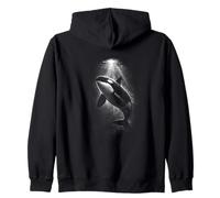 Orca the Whale Underwater Sea Zip Hoodie