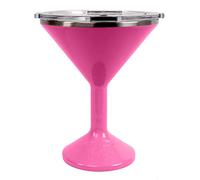 ORCA Tini 13oz Stainless Steel Martini Glass | Temperature Insulated Tumbler for Every Outdoor, Picnic, Poolside, Beach & Patio Party - Pink