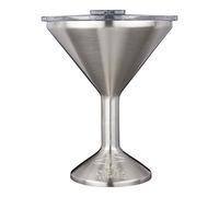 ORCA Tini 13oz Stainless Steel Martini Glass | Temperature Insulated Tumbler for Every Outdoor, Picnic, Poolside, Beach & Patio Party - Stainless Steel