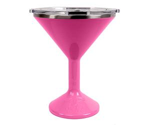ORCA Tini 13oz Stainless Steel Martini Glass | Temperature Insulated Tumbler for Every Outdoor, Picnic, Poolside, Beach & Patio Party - Pink