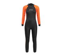 Orca Vitalis Hi-Vis Womens Openwater Wetsuit 2025 - Black/Orange