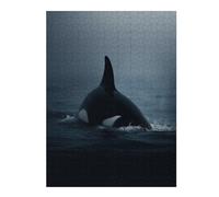 Orca Whale From The Depths Classic Jigsaw Puzzle for Adults, 500 PCS
