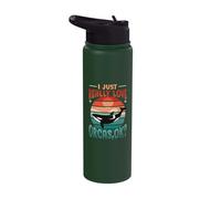 Orca Whale I Just Really Love Orcas Stainless Steel Insulated Water Bottle