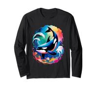 Orca Whale Long Sleeve T-Shirt