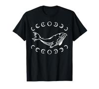Orca Whale Mystica Moon Phase for Marine Biologists T-Shirt