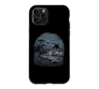 Orca Whale Pacific Coast Waves Ocean Oregon Washington Case for iPhone 11 Pro