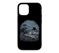 Orca Whale Pacific Coast Waves Ocean Oregon Washington Case for iPhone 12/12 Pro