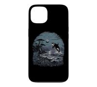 Orca Whale Pacific Coast Waves Ocean Oregon Washington Case for iPhone 13