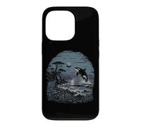 Orca Whale Pacific Coast Waves Ocean Oregon Washington Case for iPhone 13 Pro
